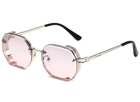 Men's Fashion Square Metal Sunglasses